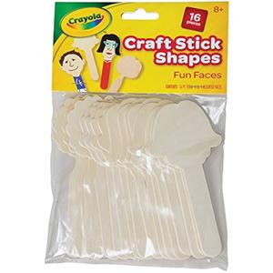 Crayola Craft Stick Shapes, Pack of 2