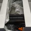 Electric Fireplace Stove Heater - Freestanding Fireplace Heater for Indoor Use with Realistic 3D Flame, Adjustable Thermostat & Remote, Quiet, Timer for Living Room and Bedroom