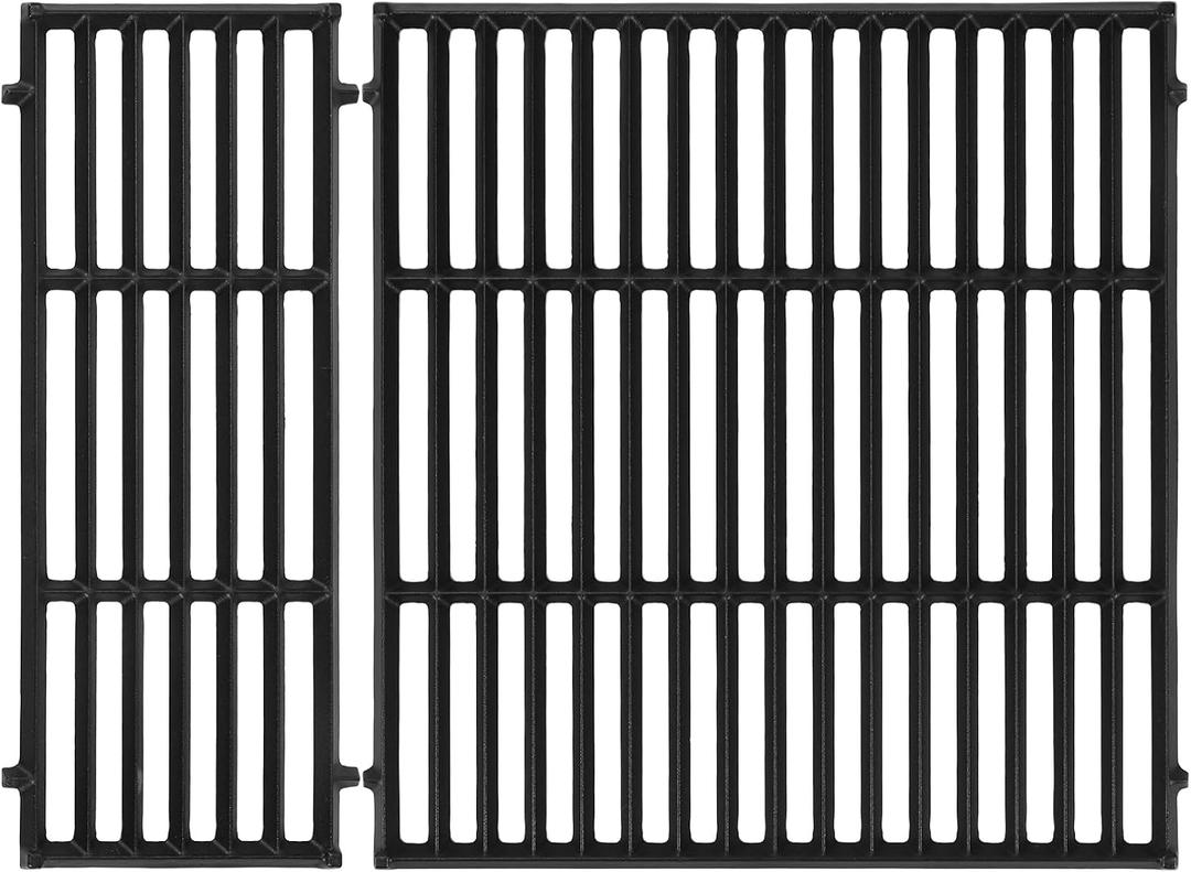 17.5" Grill Grates for Weber Spirit 300/400 & GS4 Spirit II 300 Series, Spirit E/S-310 E/S-320 E/S-330 E425 E435, Genesis Silver/Gold B & C, Spirit 700,Cast Iron Grill Parts for Weber Spirit 7638 7639