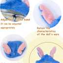2 x Blue Ears Headband for Dogs, Cute Halloween Headwear Headpiece Hat Pet Costume Accessories Party Supplies (Small)
