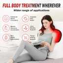 Red-Light-Therapy-for-Body,2026 Upgraded-4 Modes 5 Stage Power Medical-Grade TPU Mat for Body Pain Relief,20"x 9"Dual Wavelength Infrared Red Light Blanket LEDs
