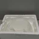 2 Tier Ceramic Fruit Bowl for Kitchen Counter, Tiered Fruit Basket for Countertop, Modern Multi Layer Fruit Display Stand for Party, Cute (Gold-rimmed, Small)