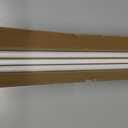 White Curtain Rod for Windows 18-45 Inch, 5/8 Inch Small Window Treatment Rods, Short Adjustable Splicing Drapery pole, White