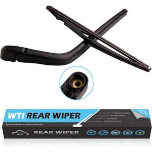 WTI Rear Wiper Arm Blade Set Compatible With Scion xB 2004-2006 / Compatible With Toyota Echo 2004-2005 Rear Windshield Window Wiper Kits Assembly New Replacement Accessories Parts
