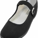 Shoes 18 Womens Cotton China Doll Mary Jane Shoes Ballerina Ballet Flats Shoes 10
