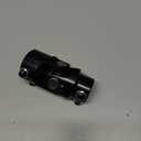 3/4 "DD x 3/4 "DD U-Joint Black Single Steering Shaft Universal Joint 35 Degree, Total Length:83 mm