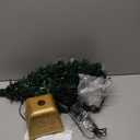 24inch Green Fiber Optic Christmas Tree,Pre-Lit Artificial Mini Christmas Tree, Tabletop Small Xmas Tree with Stars Holiday Home Decorations