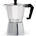 Primula Classic Stovetop Espresso and Coffee Maker, Moka Pot for Italian and Cuban Café Brewing, Greca Coffee Maker, Cafeteras, 6 Espresso Cups, Silver