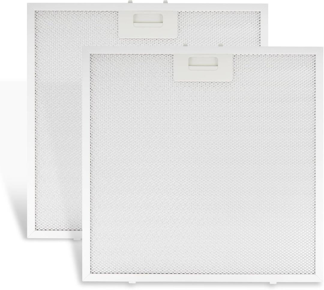 2 PCS WB02X27207 Range Vent Hood Grease Filter Replacement for GE Model JVX5300BJ1TS JVX5300EJ2ES JVX5305DJ2WW, Replaces 4463981 AP6039217 PS11771771 EAP11771771, 13.75"L 13.75"W 0.35"Th