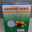 Precision Hanging Scale, 110 LB / 50KG Spring Dial Weight Scale Large Game Scale, Heavy Duty Mechanical Kitchen Weighing Food Scale for Market, Feeding, Kitchen