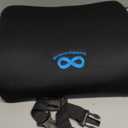 Everlasting Comfort Lumbar Support Pillow for Office Chair - Memory Foam Back Cushion for Car Seat - Promotes Better Posture, Back Pain Relief - Ideal Gaming and Desk Chairs Work and Home Essentials (A. Black Mesh)