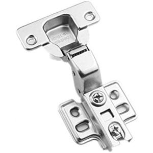 2pcs 35mm Concealed Hinge Face Frame Mounting Concealed Hinges, Kitchen Cabinet Door Hinges Damper Cupboard Closet Door Hardware Furniture Accessories with Screw