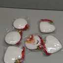 12 Pieces Photo Ornament Ball Plastic Christmas Hanging Personalized Photo Frame Ornament Christmas Photo Baubles for Christmas Valentine's Day Decor (Cute Style, 2.95 x 3.5 Inch, 3.34 x 3.54 Inch)