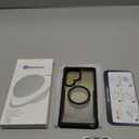 CENHUFO Magnetic Privacy for Samsung Galaxy S25 Ultra Case, Full Body Phone Case with Built-in 9H Tempered Glass Privacy Screen Protector and Camera Lens Cover, Shockproof Protective Bumper -Black