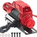 RC Car Winch Simulation Winch w/Steel Wire Compatible with Traxxas TRX4 Axial SCX10 90046 D90 Redcat Gen8 HSP 1/10 RC Crawler Car
