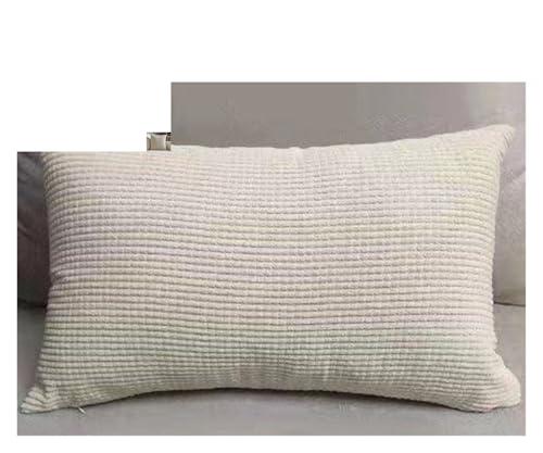 4 PCS Pillowcases Throw Pillow Covers Standard 18x18 Cotton and Polyester Pillow Protectors 16x24 Long Pillow Cases 20x28 with zipper Decorative for Sofa Car Bed Cushion Slipcover