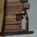 Uneedem Wood Plant Stand Indoor Outdoor Corner Plant Shelf Stand, 5 Tiered 10 Potted Flower Plant Stands for Indoor Plants Multiple, Plant Shelves Stands Rack for Living Room, Patio, Balcony