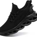 Workout Shoes for Women - Slip-On Tennis & Running Sneakers Lightweight Breathable Non-Slip Gym Training Shoes Size: 9