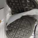 bella FlipnStore Waffle Maker with EverGood™ Ceramic Nonstick Coating, Fitsanywhere™ Kitchenware, Power Indicator Light, Cool Touch Handle & Cord Wrap, 7” Wide & 1" Deep Plates, 1000 Watt, Oatmilk