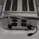 Hamilton Beach 4 Slice Toaster with Extra-Wide Slots, Bagel Setting, Toast Boost, Slide-Out Crumb Tray, Auto-Shutoff & Cancel Button, Stainless Steel (24798)