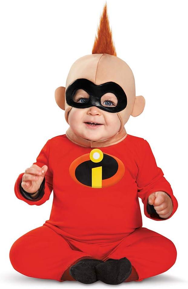 Disguise Baby Boys' Baby Jack Deluxe Infant Costume ((12-18 mths), Red/Black)
