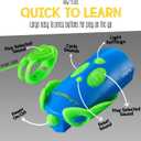 Hornit Mini Bike & Scooter Horn with Kids Headlight (Green/Blue)