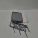 Termichy Baby Bottle Drying Rack: Large Vertical Bottle Dryer Rack Holder - Space Saving Standing Drying Rack for Baby Bottles and Pump Part Cleaning (Gray)