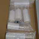 Homemory Pure White Acrylic Flameless Candles, LED Candles, Battery Operated Candles with Remote Control and Timer, Fake Electric Candle, Wedding, Home Decor, Set of 9