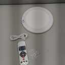 Combuh Battery Operated Shower Light Waterproof Inside, Rechargeable Motion Sensor Ceiling Lights Battery Powered with Remote, No Wiring Magnetic Cordless LED Overhead Lighting for Closet Hallway (1pack, 3CCT-Round)