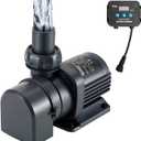 Hygger 2650GPH Quiet Submersible and External 24V Water Pump, with Controller (30%-100% Settings), Powerful Return Pump for Fish Tanks, Aquariums, Ponds, Fountains, Sump, Hydroponics (80W, 19.7ft) (80w, 2650gph, 19.7ft)