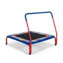 36" Kids Indoor Outdoor Square Trampoline with Foamed Handrail