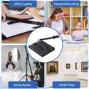 ISDIR 12 Heavy Duty Metal Paper Cutter - 15 Sheet High Capacity Guillotine Trimmer with Blade Safety Lock & Magnetic Guide, Professional Craft Cutter for Cardstock, Photos, DIY & Office
