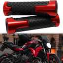 JMTBNO Universal 7/8" 22MM Motorcycle Handles Grips CNC Rubber Motorcycle Grips Compatible with Honda Yamaha Suzuki Kawasaki Dirt Bike