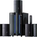Bobtot Surround Sound Systems Home Theater System - 800 Watts Peak Power 6.5" Subwoofer 5.1/2.1 Wired Stereo Speakers Strong Bass with HDMI ARC Optical AUX Bluetooth Input