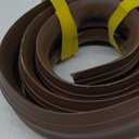 Eapele 6.5 ft Floor Cord Cover Heavy Duty Cable Protector, Cord Covers for Wires on Floor, Floor Cable Cover Easy to Unroll Prevent Trip Hazard for Home Office or Outdoor Settings (Brown)
