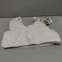 Hanes Women's Pack, Cotton Scoopneck Bralette, Low-Impact Sports Bra, 3-Pack, Size 3XL