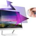 Premium Anti Blue Light and Anti Glare Screen Protector (2 Pack) Compatible with 27 inches Monitor with Aspect Ratio 16:9. Easy and Bubble Free Installation
