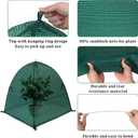 2 Pcs Winter Plant Covers for Snow and Ice Protection, 23.6"x23.6"x23.6"Plant Covers Freeze Protection, Shrub Frost Protector Tents, Protecting Outdoor Plants from Snow Frost Animal