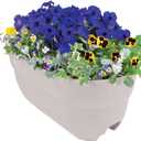 Emsco Group Rail Planter, White