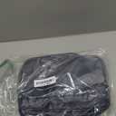 Small Bible Cover Case for Women and Men, 9x6 PU Leather Bible Sleeve, Compact Travel Bible Carrier Bag with Front Pen Holders, Zipper Closure, Inner Pockets - Navy Blue