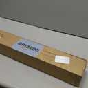 KAMANINA Double Curtain Rod 48 to 72 Inches (4-6 Feet) 7/8 Inch Curtain Rods for Windows, Telescoping Heavy Duty Drapery Rods with Decorative Crackle Glass Finials, Champagne Gold