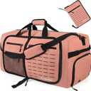 Goloni Foldable Travel Duffle Bag for Men Women, Waterproof with Shoe Compartment, 80L 120L Large Collapsible Luggage Bag, Lightweight Packable Duffel for Travel Sports Gym Airline Carry On Checked Bag