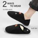 ATHMILE House Slippers for Women Men Indoor Barefoot Slippers Socks Furry Slip on House Shoes Cozy Comfy for Home Bedroom Travel Yoga, 12-13 Women/11-12 Men