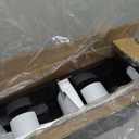 San Jamar Classic Bath Tissue Dispenser – Twin 9", Jumbo Bath Tissue Holder for Bathroom, Dual-Roll System, Break-Resistant Plastic, 3.25" Core, 12" × 19" × 5.25", Pearl Black