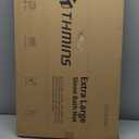 Black Stone Bath Mat, 32''x20'' Non-Slip Diatomaceous Earth Stone Bath Mat, Super Absorbent Quick Drying for Bathroom/Kitchen, Easy to Clean (Black 1 Pack)