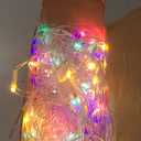 Weillsnow 198 LED 9.8ft x 6.6ft Christmas Net Lights, Connectable 8 Lighting Twinkle Modes Mesh Lights for Christmas Outdoor Patio Garden Bush Fence Decorations (Multi-Colored)