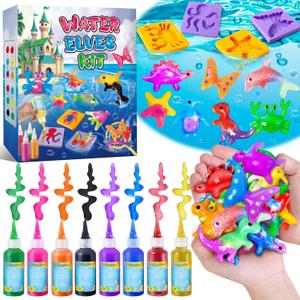 UNGLINGA Magic Water Elf Toy Kit for Kids - 8 Colors Toys Craft Creative Birthday Gifts for Boys Girls Age 5 6 7 8 9 10 11 12