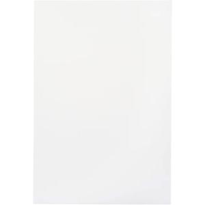 School Smart Folding Bristol Board, 12 x 18 Inches, White, Pack of 100