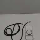 for iPhone 17 Pro Case with Crossbody Lanyard, Compatible with MagSafe, Clear Magnetic Phone Case with Strap Adjustable, Shockproof Drop Protection, for iPhone 17 Pro 6.3'' (Black)