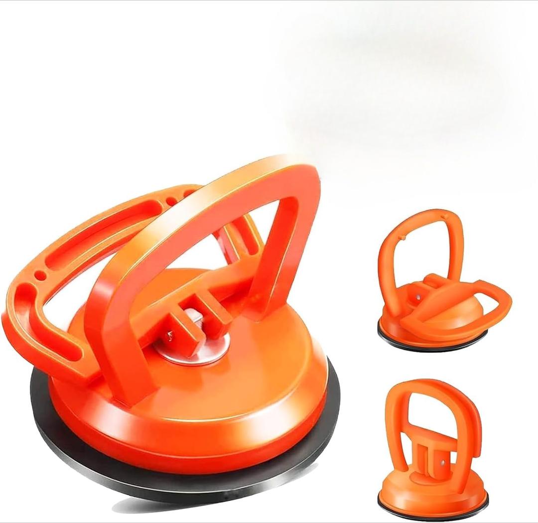 Dent Puller,2026latest Car Dent Puller,3-Pack Car Handheld Puller,Strong Car Dent Remover,Suction Cup Dent Puller and Paintless Car Dent Repair Kit.Suitable for Car Body Dents (Orange)